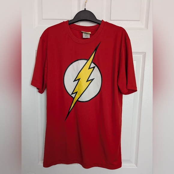 DC Comics Red Polyester Shirt - Picture 1 of 2